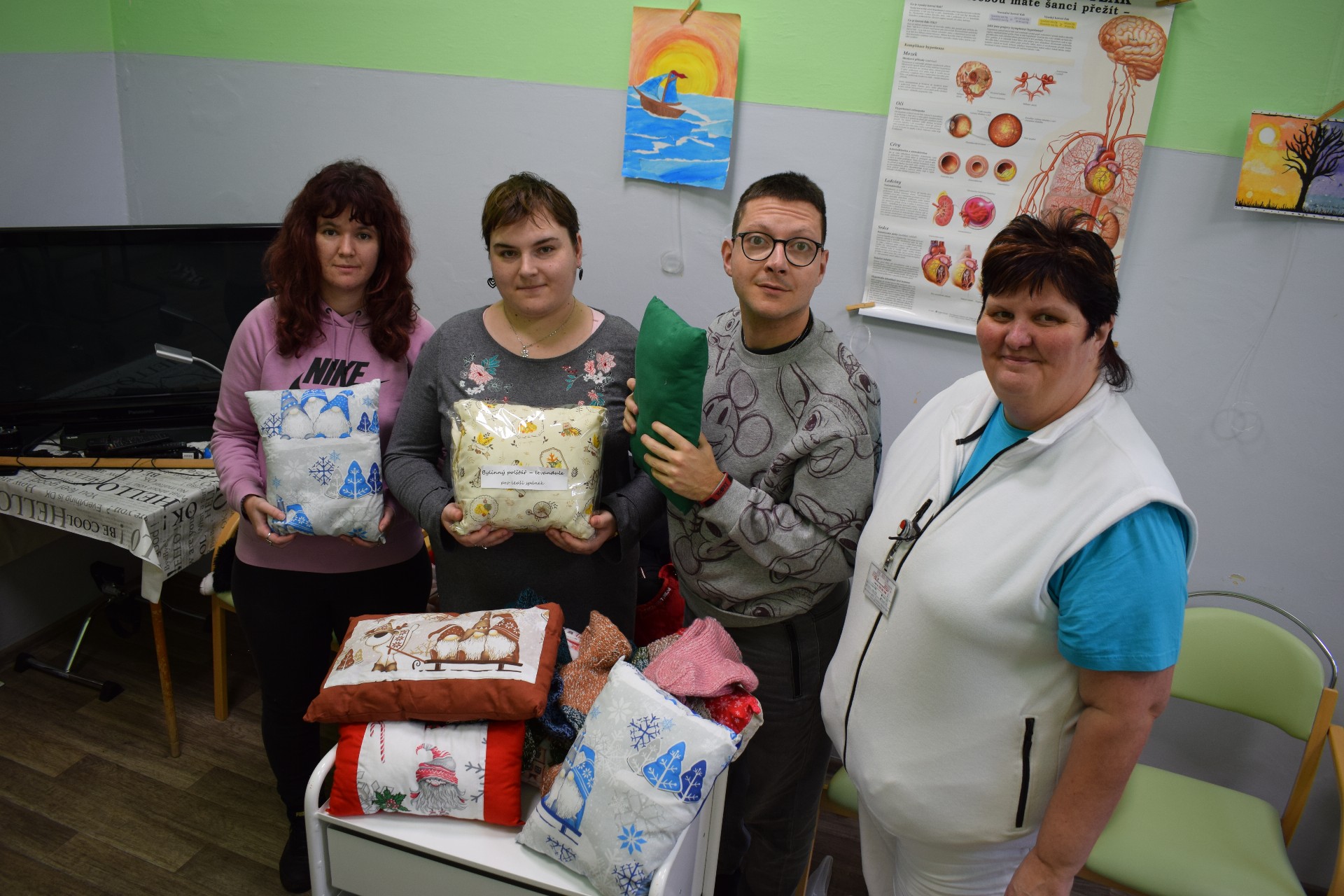 Návštěva klientů sociálně terapeutické dílny